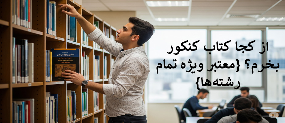 از کجا کتاب کنکور بخرم؟ {معتبر ویژه تمام رشته‌ها}